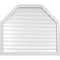 Ekena Millwork Octagonal Top Surface Mount PVC Gable Vent w/ 2"W x 1-1/2"P Brickmould Frame, 42"W x 36"H GVPOT42X3602SF - alternate 1